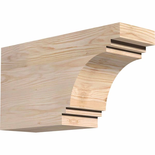 Ekena Millwork Pescadero Smooth Rafter Tail, Douglas Fir, 5 1/2"W x 10"H x 18"L RFT06X10X18PEC00SDF - main